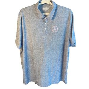Vineyard Vines Mercedes Benz Edgartown Men's Polo Blue‎ Performance 2XL